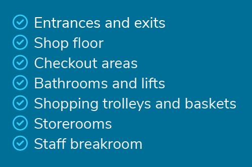 Store cleaning checklist